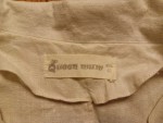 Vorschaubild 5 von Übergangsjacke Damen Gr. 42/XL Beige Leinen Uni Bohemian 3/4-Arm