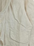 Vorschaubild 4 von Übergangsjacke Damen Gr. 42/XL Beige Leinen Uni Bohemian 3/4-Arm