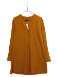 Vorschaubild 1 von Damen Bluse Langarm Elegant Business Viskose Orange Gr. 42 XL