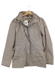 Vorschaubild 1 von Damen Leichte Jacke Gr. M Beige Kapuze Übergangsjacke