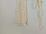 Vorschaubild 4 von Wickel Top Damen Langarm Spitze Beige Gr. XS 34 Romantisch