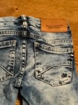 Vorschaubild 3 von Ripped Jeans Kinder Blau Gr. 116 Baumwolle Uni Casual 26 cm 73 cm