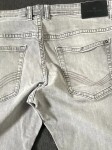 Vorschaubild 2 von Jeans Straight Leg Herren Gr. W28/44/XS Grau Baumwolle Uni Casual L32