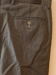 Vorschaubild 3 von Anzughose Herren Grau Gr. W32/48/M Wolle Meliert Klassisch Business 42 cm