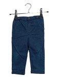 Vorschaubild 1 von Stoffhose Kinder Gr. 80 Blau Baumwolle Uni Casual Alltag Knopf