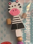 Vorschaubild 2 von Schnullerkette Zebra Holz 19 cm Kinder Baby