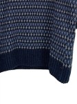 Vorschaubild 5 von Pullover Damen Blau Gr. 36/S Wolle Strukturmuster Outdoor Langarm