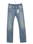 Vorschaubild 1 von Jeans Straight Leg Damen Gr. W30/40/L Blau Baumwolle Uni Casual Freizeit