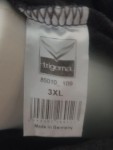 Vorschaubild 5 von Langarmshirt Herren Grau Gr. 58/3XL Baumwolle Polyester Meliert Basic