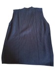 Vorschaubild 2 von Pullunder Damen Blau Gr. 42/XL Baumwolle Viskose Polyester Rippstrick