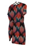 Vorschaubild 2 von Freizeitkleid Damen Gr. 40/L Mehrfarbig Baumwolle Abstrakt Farbenfroh