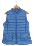 Vorschaubild 1 von Steppweste Damen Blau Gepunktet Ärmellos Gr. 38 M