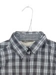 Vorschaubild 2 von Freizeithemd Herren Grau Gr. 36/S Baumwolle Kariert Casual Langarm