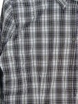 Vorschaubild 3 von Freizeithemd Herren Grau Gr. 36/S Baumwolle Kariert Casual Langarm