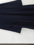 Vorschaubild 6 von Klassischer Mantel Damen Blau Gr. 42/XL Polyester Uni Langarm