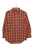 Vorschaubild 1 von Freizeithemd Kinder Orange Gr. 152 Baumwolle Kariert Casual Langarm