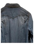 Vorschaubild 5 von Freizeithemd Herren Gr. 48/S Blau Baumwolle Uni Casual Langarm 48 cm