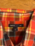 Vorschaubild 7 von Freizeithemd Kinder Orange Gr. 152 Baumwolle Kariert Casual Langarm