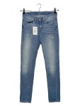 Vorschaubild 1 von Damen Jeans Slim Fit W27 L32 Blau Destroyed Baumwolle
