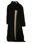 Vorschaubild 2 von Klassischer Mantel Damen Blau Gr. 42/XL Polyester Uni Langarm