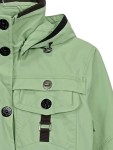 Vorschaubild 3 von Damen Leichte Jacke Grün Gr. M Kapuze Outdoor Freizeit