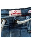 Vorschaubild 2 von Jeans Regular Fit Kinder Gr. 158 Blau Baumwolle Uni Casual Alltag Slim