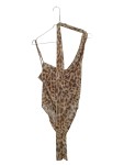 Vorschaubild 1 von Damen Body Leopardenmuster Gr. M Beige Animal-Print Mesh