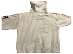 Vorschaubild 3 von Kapuzenpullover Herren Gr. 50/M Weiß Baumwolle Logo-Print Casual Langarm