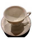 Vorschaubild 1 von Classic Tasse Untertasse 2tlg Porzellan Weiß 8cm