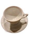 Vorschaubild 1 von Classic Tasse Untertasse 2tlg Porzellan Weiß 8cm