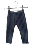 Vorschaubild 1 von Kinder Leggings Kariert Grau Blau Gr. 92 Baumwolle