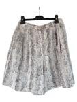 Vorschaubild 2 von Faltenrock Damen Gr. 40 Schlangenmuster Beige Braun Animal Print