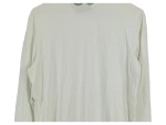 Vorschaubild 3 von Herren Langarmshirt Stehkragen Logo Beige Gr. M Lyocell
