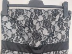 Vorschaubild 9 von Spitzenkleid Damen Gr. 40/L Schwarz Bandeau Cocktailkleid