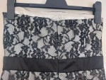 Vorschaubild 10 von Spitzenkleid Damen Gr. 40/L Schwarz Bandeau Cocktailkleid