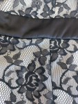 Vorschaubild 12 von Spitzenkleid Damen Gr. 40/L Schwarz Bandeau Cocktailkleid