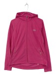 Vorschaubild 1 von Damen Fleecejacke Kapuze Pink Gr. 38 M Polyester Outdoor