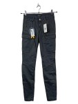 Vorschaubild 1 von Damen Cargohose Grau Baumwolle Uni Gr. W24 L31 Freizeit Urban