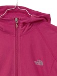 Vorschaubild 3 von Damen Fleecejacke Kapuze Pink Gr. 38 M Polyester Outdoor