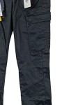 Vorschaubild 4 von Damen Cargohose Grau Baumwolle Uni Gr. W24 L31 Freizeit Urban