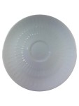 Vorschaubild 1 von Apart Untertasse Porzellan Weiß 11cm Klassisch Strukturmuster