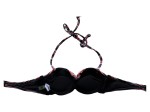 Vorschaubild 2 von Bikini-Oberteil Damen Mehrfarbig Gr. 34/XS Polyester Gestreift Casual
