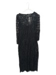 Vorschaubild 1 von Damen Spitzenkleid Schwarz Gr. 36 Langarm Elegant Festlich