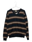 Vorschaubild 1 von Pullover Herren Gr. 50/M Mehrfarbig Wolle Gestreift Klassisch