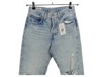 Vorschaubild 2 von 501 Destroyed Jeans Damen W26/L30 Hellblau Ripped Denim