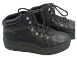 Vorschaubild 2 von Damen Stiefel Gr. 36 Schwarz Leder gefüttert