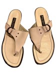 Vorschaubild 2 von Zehentrenner Sandalen Damen Weiß Leder Gr. 40 Freizeit