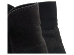 Vorschaubild 3 von Stiefeletten Damen Gr. 41 Schwarz Wildleder Reißverschluss 11 cm Elegant