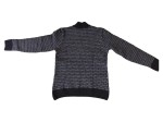 Vorschaubild 2 von Pullover Damen Blau Gr. 36/S Wolle Strukturmuster Outdoor Langarm