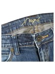 Vorschaubild 2 von Jeans Straight Leg Damen Gr. W29 Blau Baumwolle Uni Casual Freizeit Denim